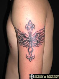 Feather Cross