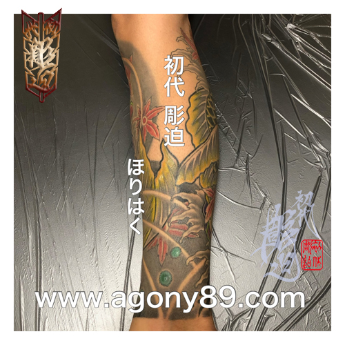 鬼若丸の鯉退治の入れ墨1597_3