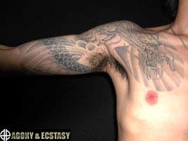 龍 薄暈しの刺青21_11