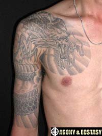 龍 薄暈しの刺青21_3