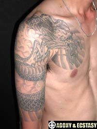 龍 薄暈しの刺青21_4