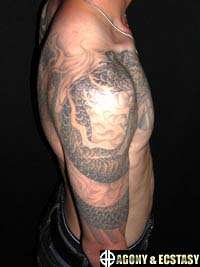 龍 薄暈しの刺青21_5