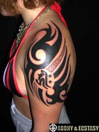 トライバルに梵字　t2101277_3