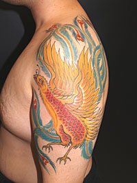 カラーの刺青 鳳凰366_6