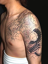 龍に菊 － 龍の刺青595_3