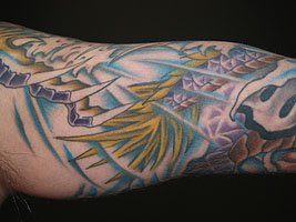 青紫色の龍 登竜門の刺青616_12