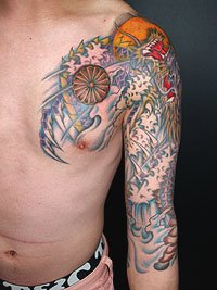 青紫色の龍 登竜門の刺青616_8