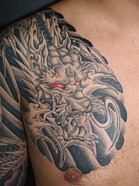 八大龍王と龍の和彫り632_3