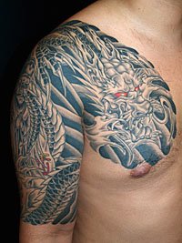 八大龍王と龍の和彫り632_4