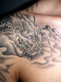 龍の刺青 /  光差雲龍831_5