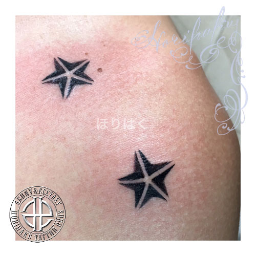 星、トラッドスターのタトゥーデザイン画像